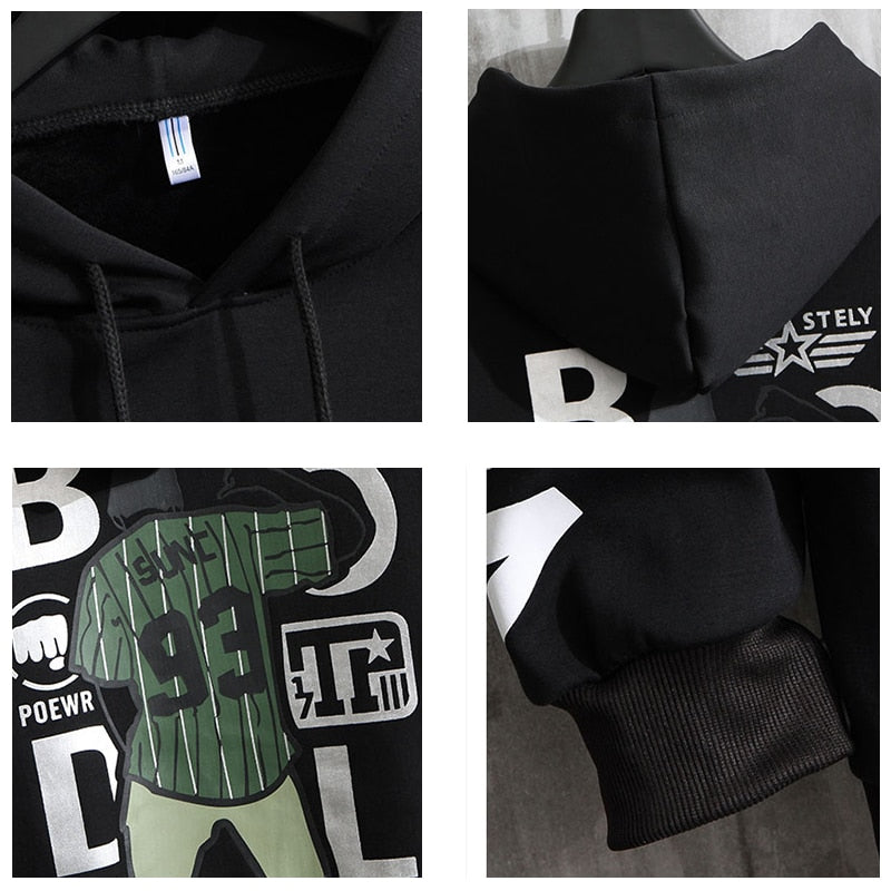 Fashion Brand Men Hoodies Spring Autumn Casual Hoodies Sweatshirts Men Street Hip Hop Harajuku Hoodies Sweatshirt Tops | Vimost Shop.