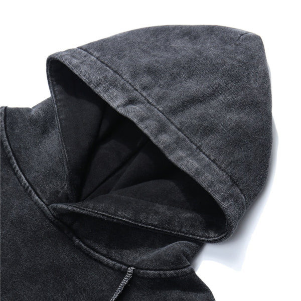 Men Streetwear Black Washed Hoodies Winter Sweatshirt Hip Hop Harajuku Pullover Oversize Hooded Dropshipping Suppliers | Vimost Shop.