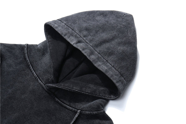 Men Streetwear Black Washed Hoodies Winter Sweatshirt Hip Hop Harajuku Pullover Oversize Hooded Dropshipping Suppliers | Vimost Shop.