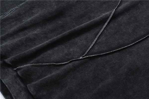 Men Streetwear Black Washed Hoodies Winter Sweatshirt Hip Hop Harajuku Pullover Oversize Hooded Dropshipping Suppliers | Vimost Shop.