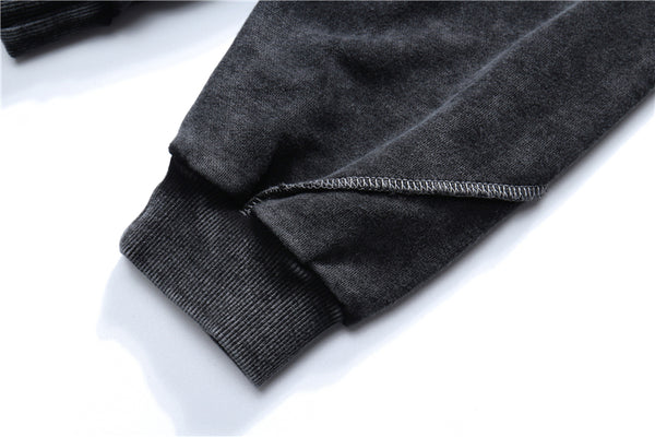 Men Streetwear Black Washed Hoodies Winter Sweatshirt Hip Hop Harajuku Pullover Oversize Hooded Dropshipping Suppliers | Vimost Shop.