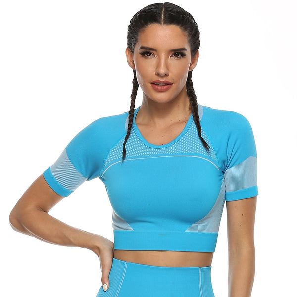 Spring New Yoga Suit Ladies Seamless an Aerobics Slim Hip Leggings | Vimost Shop.