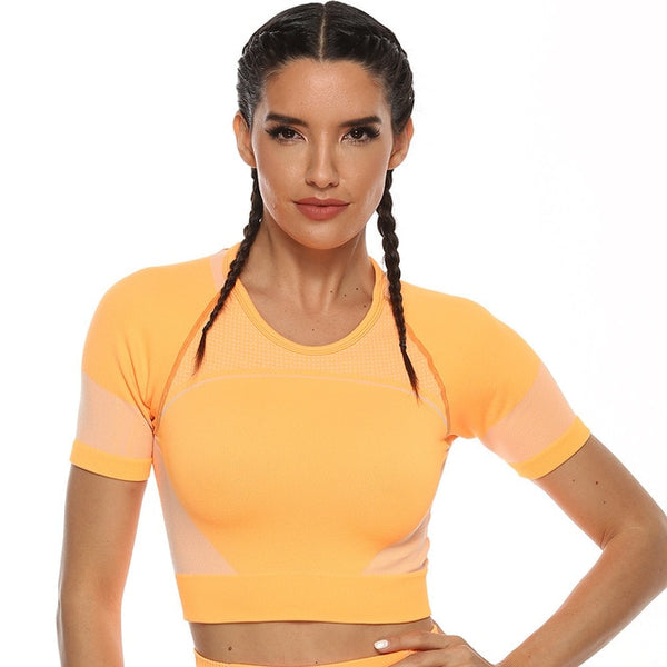 Spring New Yoga Suit Ladies Seamless an Aerobics Slim Hip Leggings | Vimost Shop.