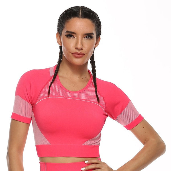 Spring New Yoga Suit Ladies Seamless an Aerobics Slim Hip Leggings | Vimost Shop.