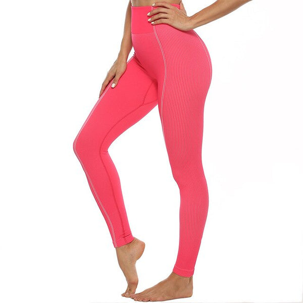 Spring New Yoga Suit Ladies Seamless an Aerobics Slim Hip Leggings | Vimost Shop.