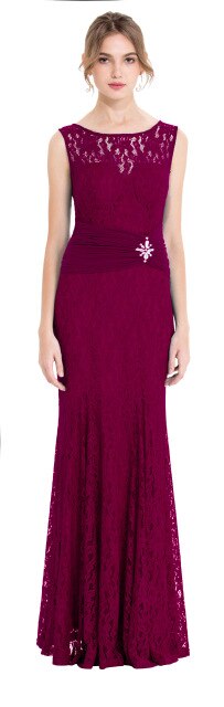 Women's Evening Dress Off Shoulder Lace Beading Crystal Maxi Elegant Bodycon Party Gwon Red | Vimost Shop.