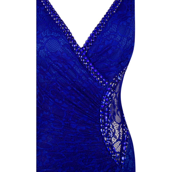 Women's Evening Dress Off Shoulder Lace Beading Crystal Maxi Elegant Bodycon Party Gwon Red | Vimost Shop.