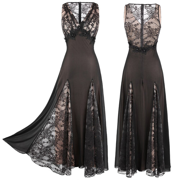 Women's Evening Dress Off Shoulder Lace Beading Crystal Maxi Elegant Bodycon Party Gwon Red | Vimost Shop.