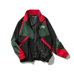 Korean style Jacket Windbreaker Men/Women Harajuku Coat Vintage Casual Jacket Baseball uniform Streetwear oversized Jackets