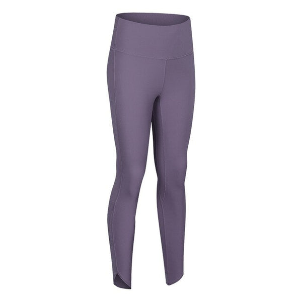 Style Bevel Leggings Sport Women Fitness High Waist Yoga Pants Elasticity Tight-Fit Solid Color Buttock Lifting Pants | Vimost Shop.