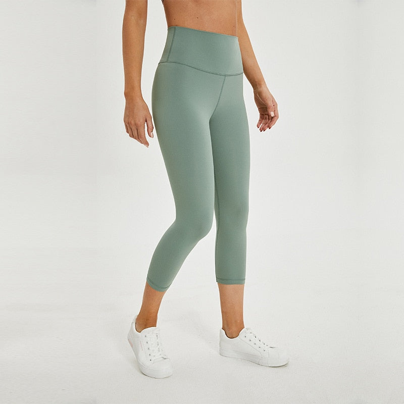 Quality Sports Leggings Yoga Cropped Pants Women's Buttock Lifting Running Fitness Pants Quick-Dry High Stretch Pocket | Vimost Shop.