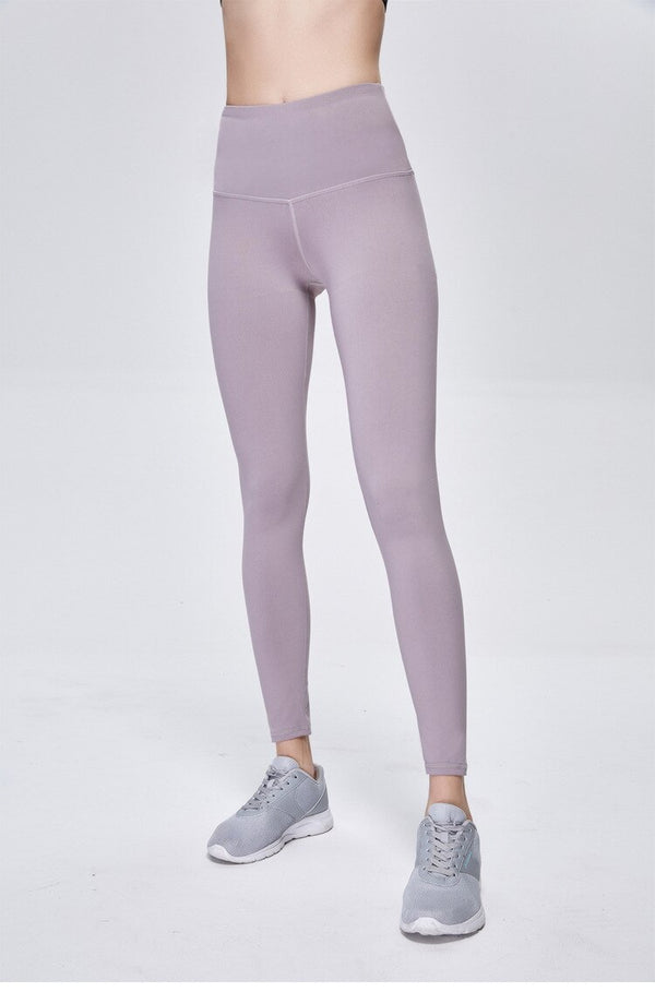 Yoga Pants Women's High-waisted Elasticity Tight-Fit Running Athletic Pants Wicking Breathable Solid Color Outdoo Fitness Pants | Vimost Shop.