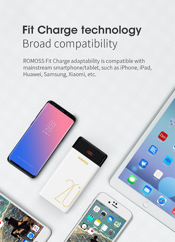 20000mAh Pro Power Bank Portable External Battery With PD Two-way Fast Charging Portable Charger For Phones Tablet | Vimost Shop.