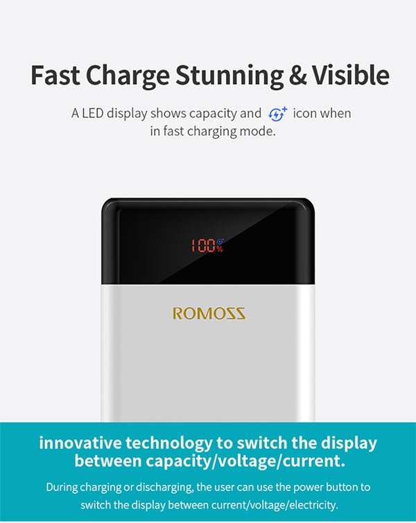 20000mAh Pro Power Bank Portable External Battery With PD Two-way Fast Charging Portable Charger For Phones Tablet | Vimost Shop.