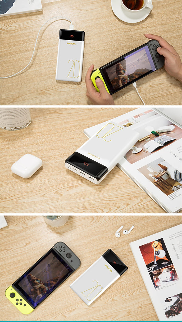 20000mAh Pro Power Bank Portable External Battery With PD Two-way Fast Charging Portable Charger For Phones Tablet | Vimost Shop.