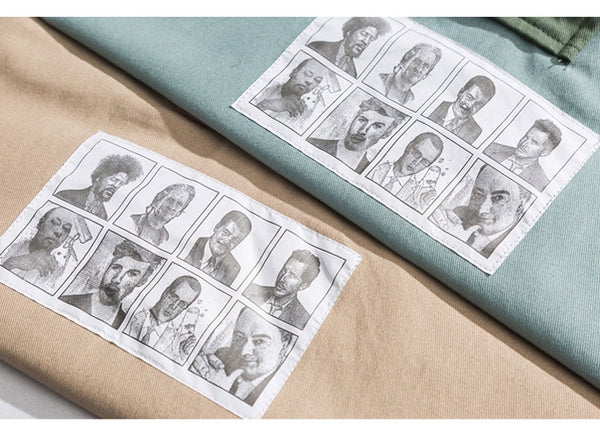 Men Patchwork Pullover Sweatshirt Street Harajuku Hip Hop Streetwear Spring Hoodie | Vimost Shop.