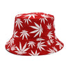 Panama Women Reversible Bucket Hats Leaf Printed Hip Hop Sun Hat Men Cotton Casual Fisherman Hats Caps | Vimost Shop.