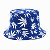 Panama Women Reversible Bucket Hats Leaf Printed Hip Hop Sun Hat Men Cotton Casual Fisherman Hats Caps | Vimost Shop.