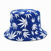 Panama Women Reversible Bucket Hats Leaf Printed Hip Hop Sun Hat Men Cotton Casual Fisherman Hats Caps | Vimost Shop.