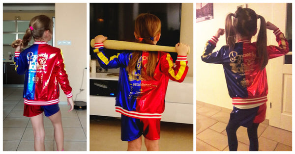 Kids Girls Harley Quinn Joker Costume Purim Superhero Suicide Squad Cosplay | Vimost Shop.