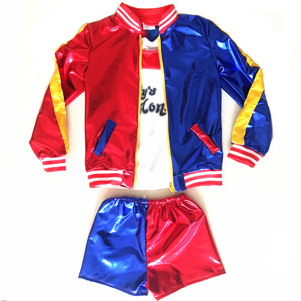 Kids Girls Harley Quinn Joker Costume Purim Superhero Suicide Squad Cosplay | Vimost Shop.