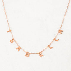 Letters Necklace for Women Custom Jewelry Stainless Steel Custom Name Necklaces Gold Nameplate Personality Gifts