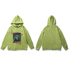 Hip Hop Hoodie Sweatshirt Men Harajuku Japanese Anime Hoodie Streetwear Cartoon Girl Green Hair Hooded Pullover Autumn | Vimost Shop.