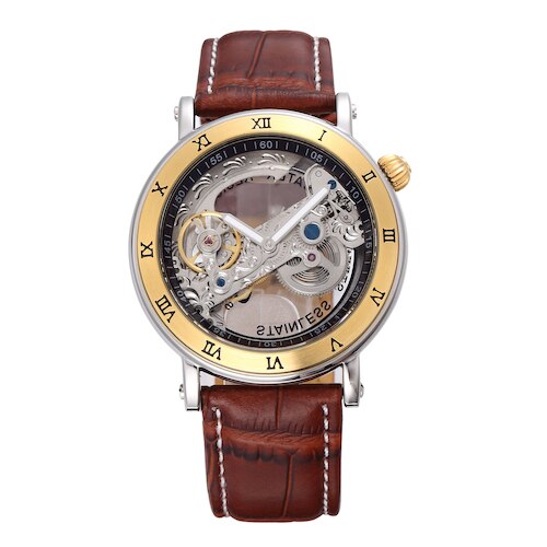Top brand Skeleton Tourbillon automatic Mechanical Watch Men's luxury business men Wristwatch self wind | Vimost Shop.
