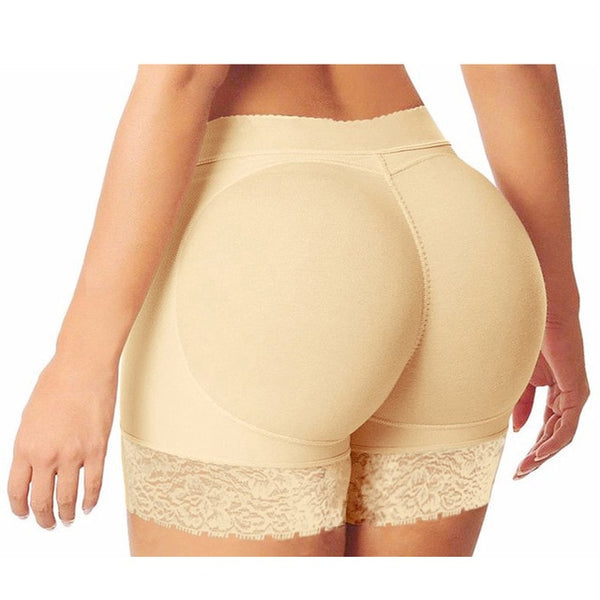 Women High Waist Lace Butt Lifter Body Shaper Tummy Control Panties Boyshort ASS Pad Shorts Hip Enhancer Shapewear | Vimost Shop.