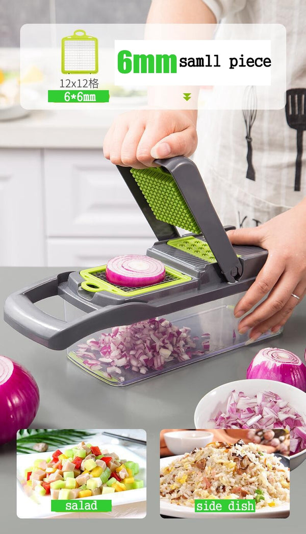 Multifunctional Vegetable Cutter Shredders Slicers Fruit Potato Peeler Carrot Grater Kitchen Accessories Basket Vegetable Slicer | Vimost Shop.