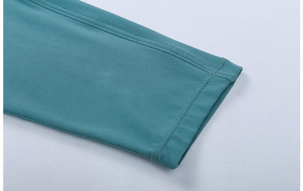 Workout Shirts for Women Nylon Spandex Yoga Long Sleeved Shirts Womens Breathable Lightweight Loose Running Sport Tops | Vimost Shop.