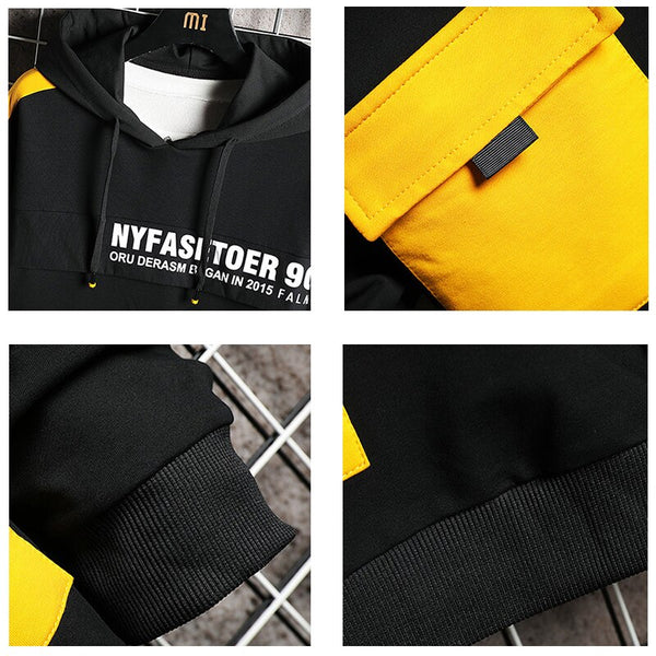Winter Fashion Loose Men's Hoodies Tooling Hip Hop Sweatshirt Male Harajuku Japanese Streetwear Hoodie Men | Vimost Shop.