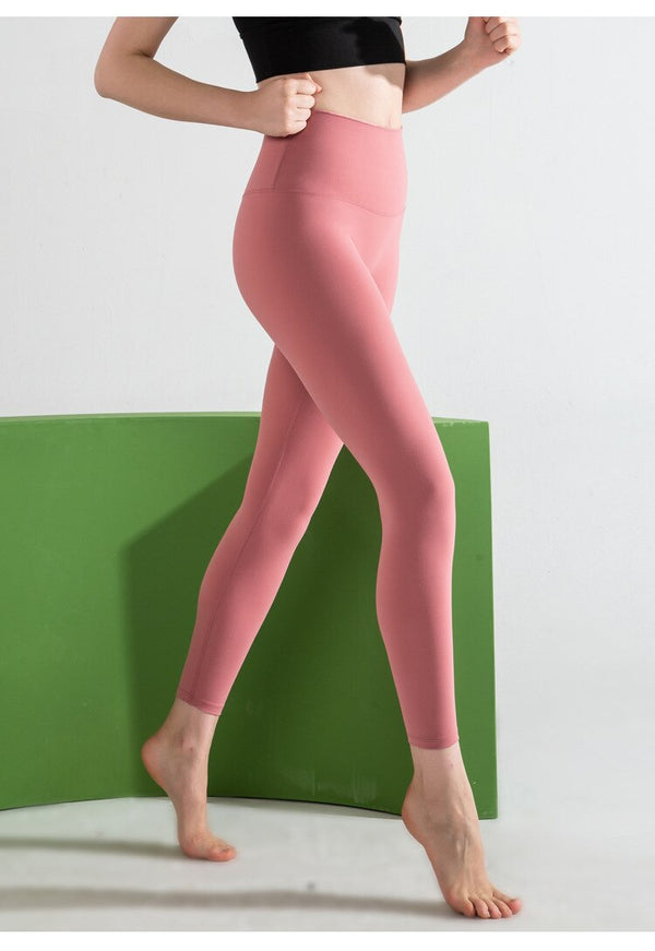 No Front T Seamless Yoga Pants Female Sports Tights Running Buttock Lifting Fitness Pants High Waist Scrunch Butt Leggings | Vimost Shop.