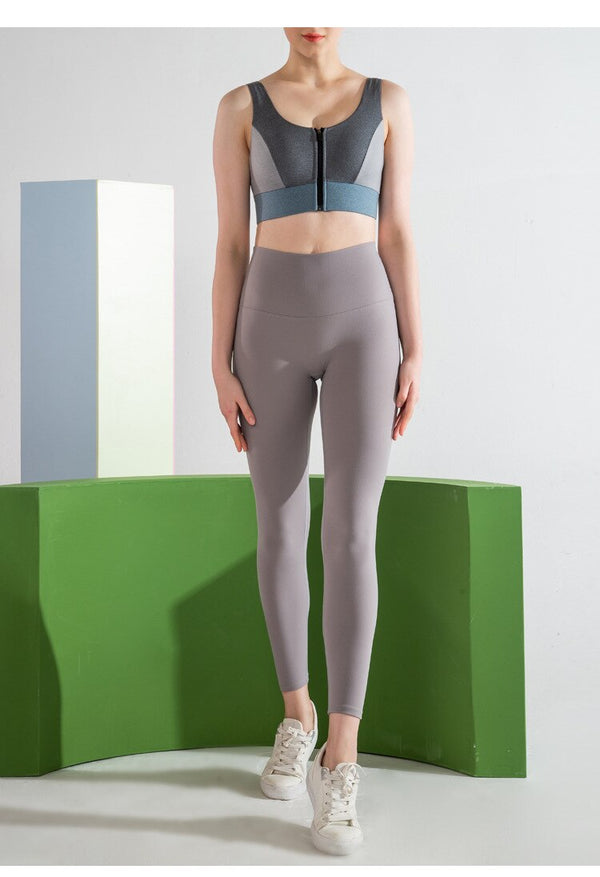 No Front T Seamless Yoga Pants Female Sports Tights Running Buttock Lifting Fitness Pants High Waist Scrunch Butt Leggings | Vimost Shop.