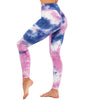 Tie-dye Booty Yoga Pants Women Fitness High Waisted Ruched Butt Lift Textured Scrunch Leggings Booty Tights Running | Vimost Shop.