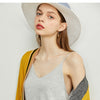 Minimalism Spring Summer Knitted Soft Solid Vest tops Women Causal Vneck sleeveless Camisole Top Women | Vimost Shop.