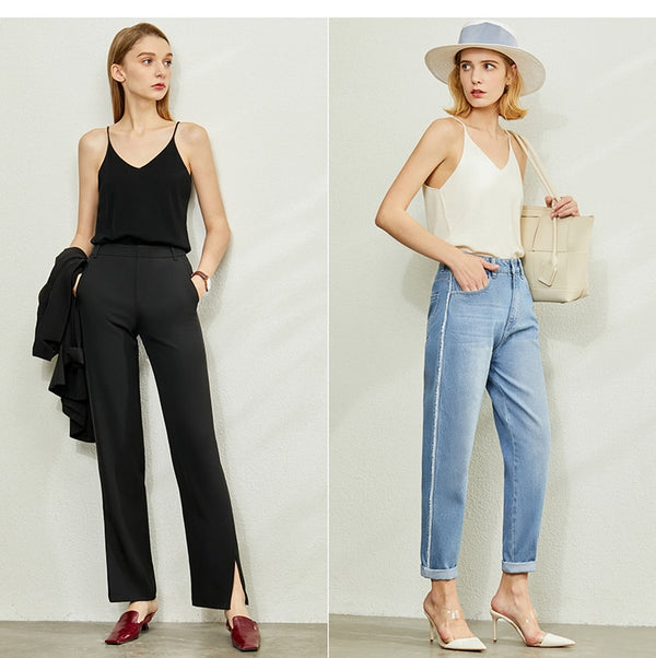 Minimalism Spring Summer Knitted Soft Solid Vest tops Women Causal Vneck sleeveless Camisole Top Women | Vimost Shop.