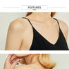 Minimalism Spring Summer Knitted Soft Solid Vest tops Women Causal Vneck sleeveless Camisole Top Women | Vimost Shop.