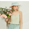 Minimalism Spring Summer Knitted Soft Solid Vest tops Women Causal Vneck sleeveless Camisole Top Women | Vimost Shop.