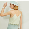 Minimalism Spring Summer Knitted Soft Solid Vest tops Women Causal Vneck sleeveless Camisole Top Women | Vimost Shop.