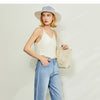 Minimalism Spring Summer Knitted Soft Solid Vest tops Women Causal Vneck sleeveless Camisole Top Women | Vimost Shop.