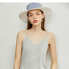 Minimalism Spring Summer Knitted Soft Solid Vest tops Women Causal Vneck sleeveless Camisole Top Women | Vimost Shop.