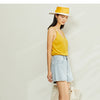 Minimalism Spring Summer Knitted Soft Solid Vest tops Women Causal Vneck sleeveless Camisole Top Women | Vimost Shop.