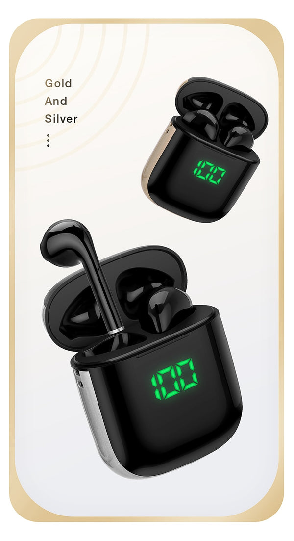 Led Display TWS Earphones Wireless Headphones 3D Stereo Earbuds Gaming Sport Headset For Android iPhone Xiaomi Huawei | Vimost Shop.