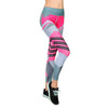 Leggings Sport Women Fitness Workout Push Up Patchwork Digital Print Thread Pants And Hips High Waist Thread Pants Leggings | Vimost Shop.