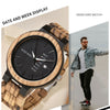 Men Wristwatches Quartz Movement Complete Calendar Wood Watch Week Display relogio masculino in Gift Box | Vimost Shop.