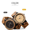 Men Wristwatches Quartz Movement Complete Calendar Wood Watch Week Display relogio masculino in Gift Box | Vimost Shop.