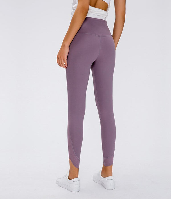 Style Bevel Leggings Sport Women Fitness High Waist Yoga Pants Elasticity Tight-Fit Solid Color Buttock Lifting Pants | Vimost Shop.