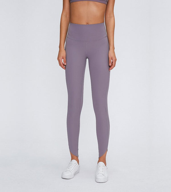 Style Bevel Leggings Sport Women Fitness High Waist Yoga Pants Elasticity Tight-Fit Solid Color Buttock Lifting Pants | Vimost Shop.