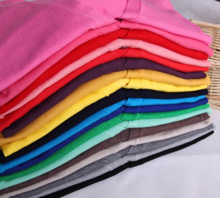 Quality Guarantee Spring Autumn Women Shell Button Brand Cardigan Long Casual Slim Cotton Solid Knitwear